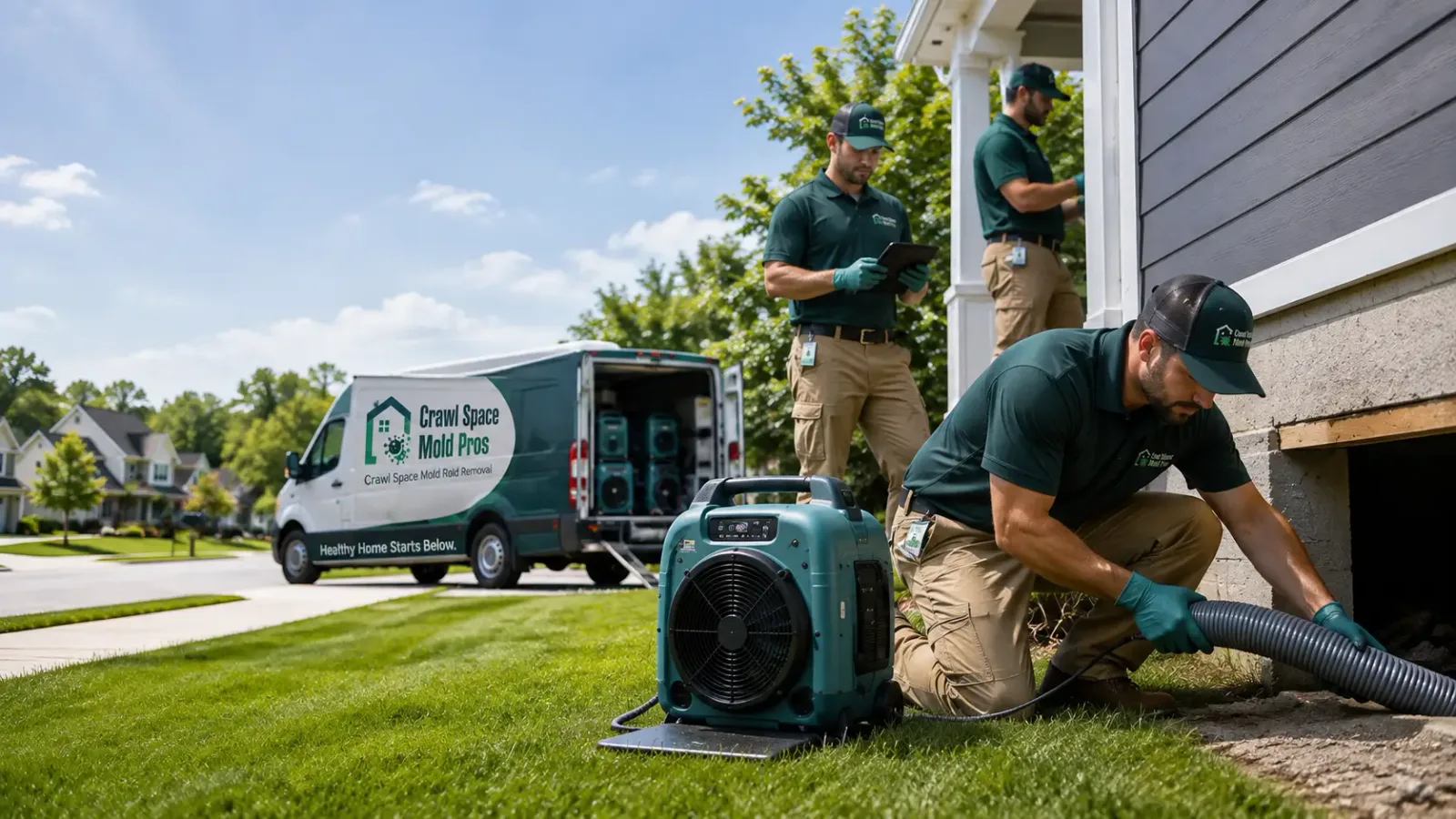 Crawl Space Mold Removal in Ortonville, MI